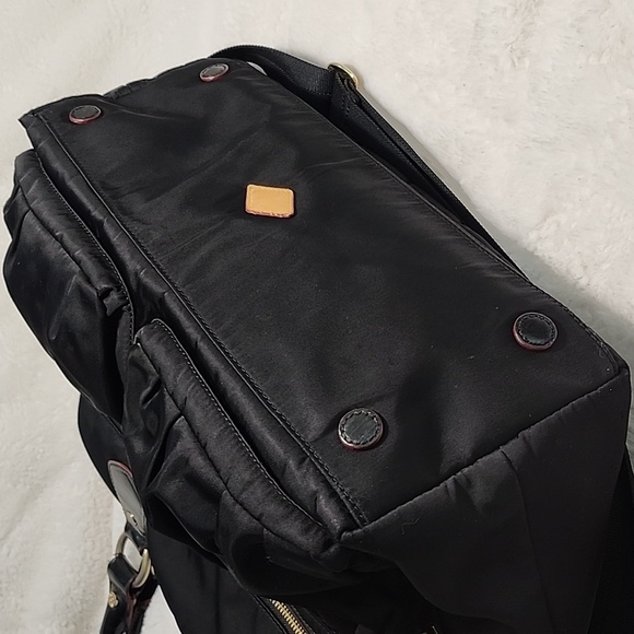 MZ WALLACE Belle Bedford Nylon Tote Handbag Medium Size Purse Zippers Black - Picture 12 of 16